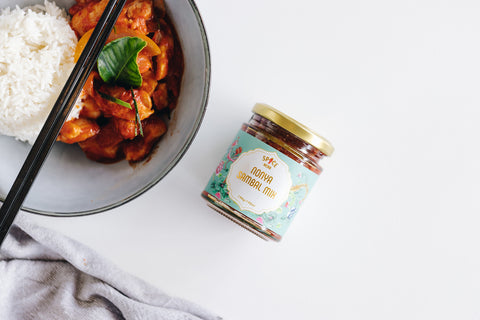 Nonya Sambal Mix cooked with Chicken